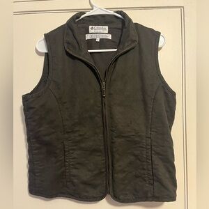 Columbia Dark Olive Quilted Vest